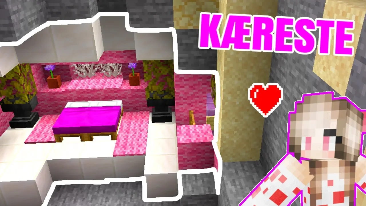MIN KÆRESTES HEMMELIGE BASE!! - Dansk Minecraft
