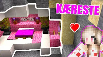 MIN KÆRESTES HEMMELIGE BASE!! - Dansk Minecraft