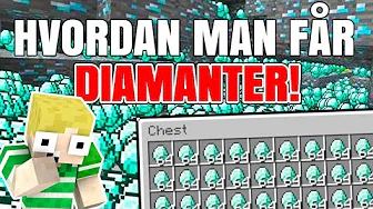 GRATIS DIAMANTER TRICK!! - Dansk Minecraft