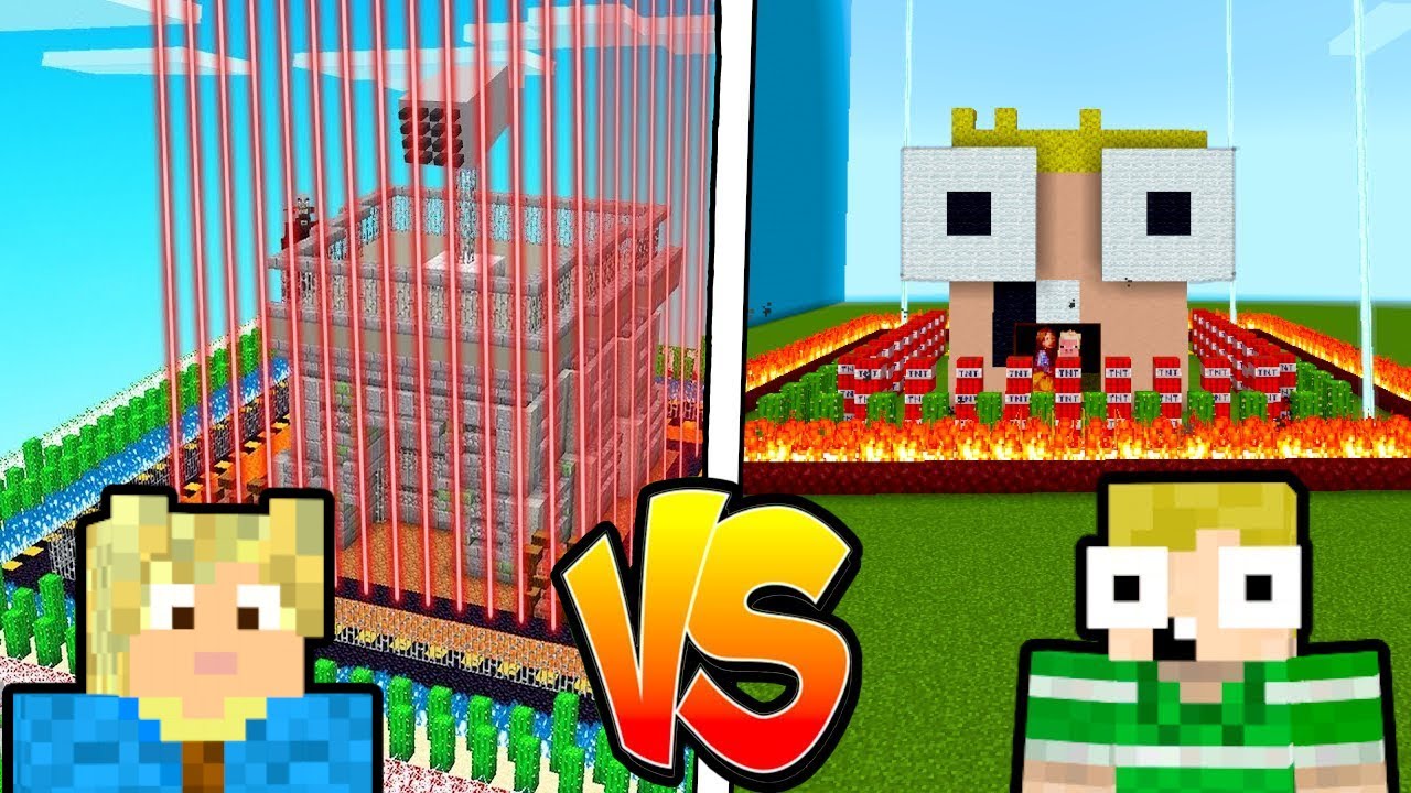 Hvem Bygger Den SIKRESTE BASE I Minecraft?!