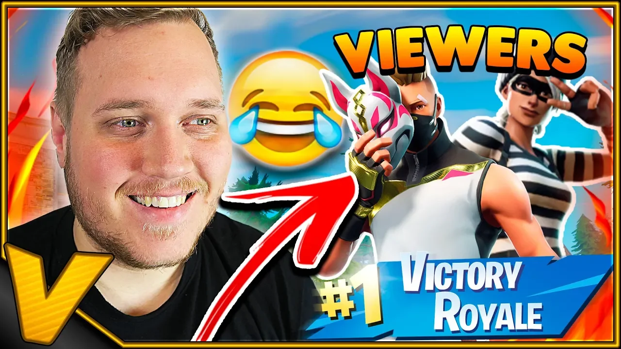 VINDER MED VIEWERS?! :: Dansk Fortnite