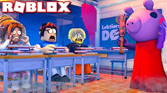 PIGGY er efter os PÅ SKOLEN! *NYT CHAPTER 5* :: Roblox Piggy Dansk