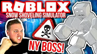 NY ICE-CUBE BOSS! 🤑❄🤑 :: Snow Shoveling Simulator Ep. 10  - Dansk Roblox