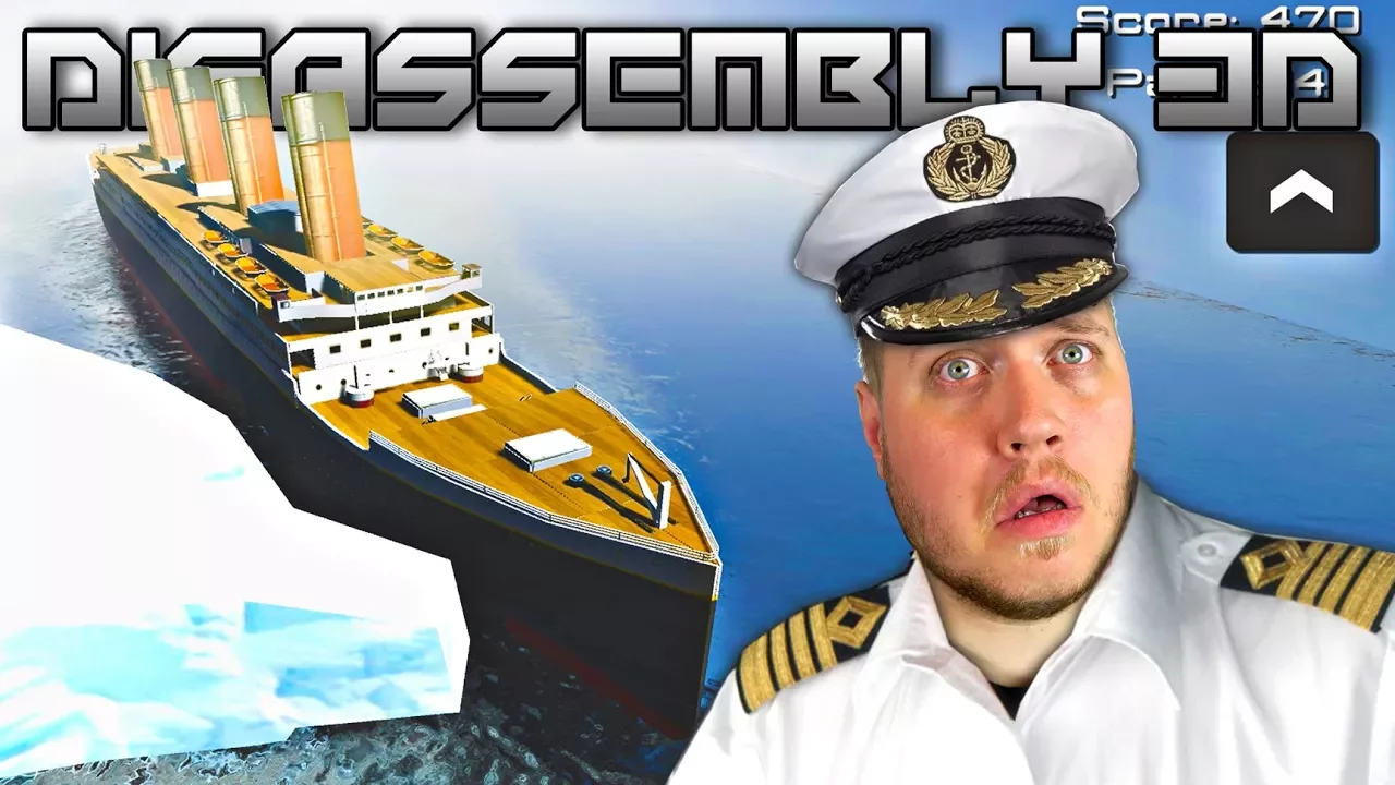 SÆNKER TITANIC OG SKILLER DET AD 🛥🛠 :: Disassembly 3D Dansk