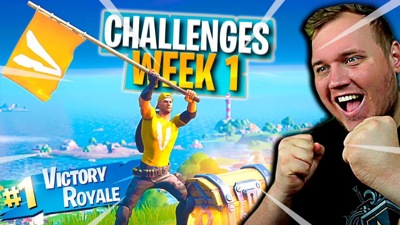 WEEKLY CHALLENGES ER TILBAGE!!! 🙌 *WEEK 1* :: Fortnite dansk