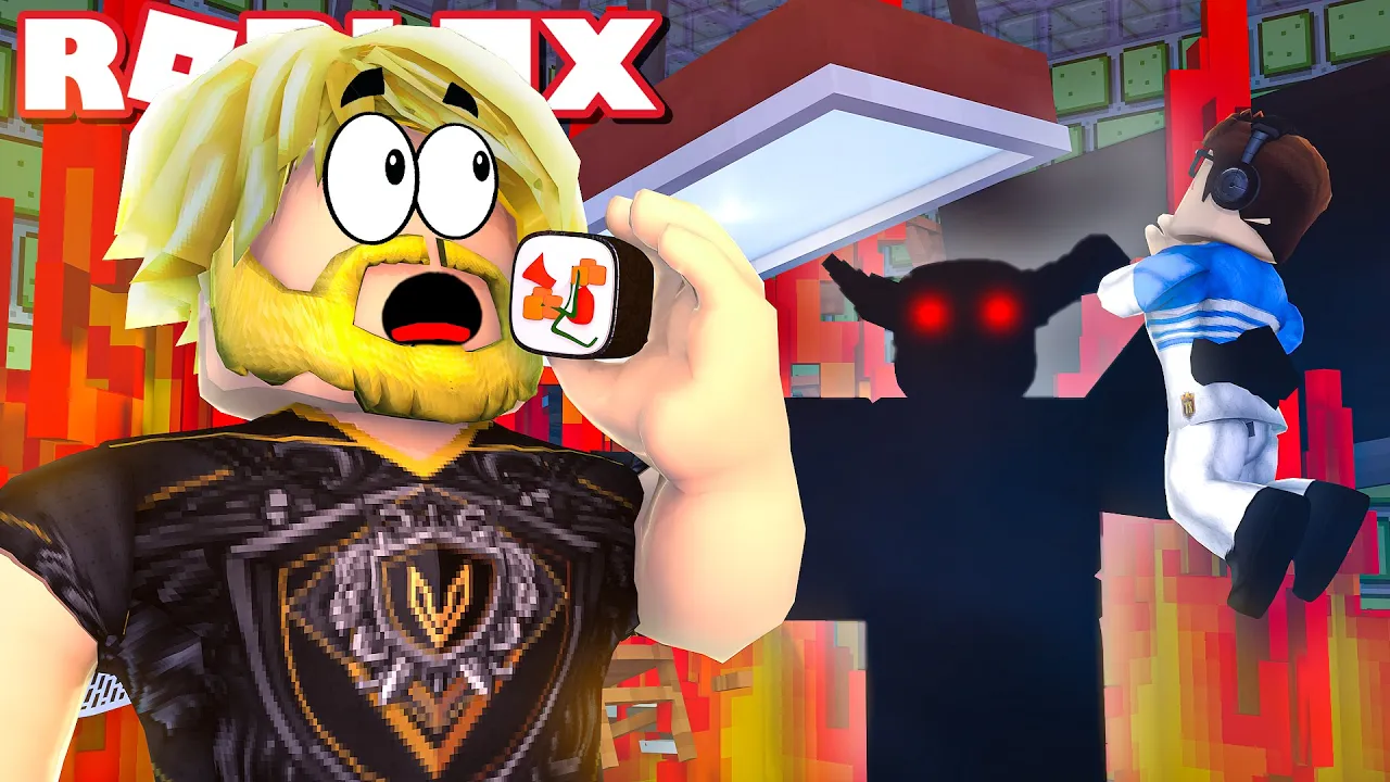 ET SUSHI MONSTER?! :: Sushi Buffet Story - Roblox Dansk