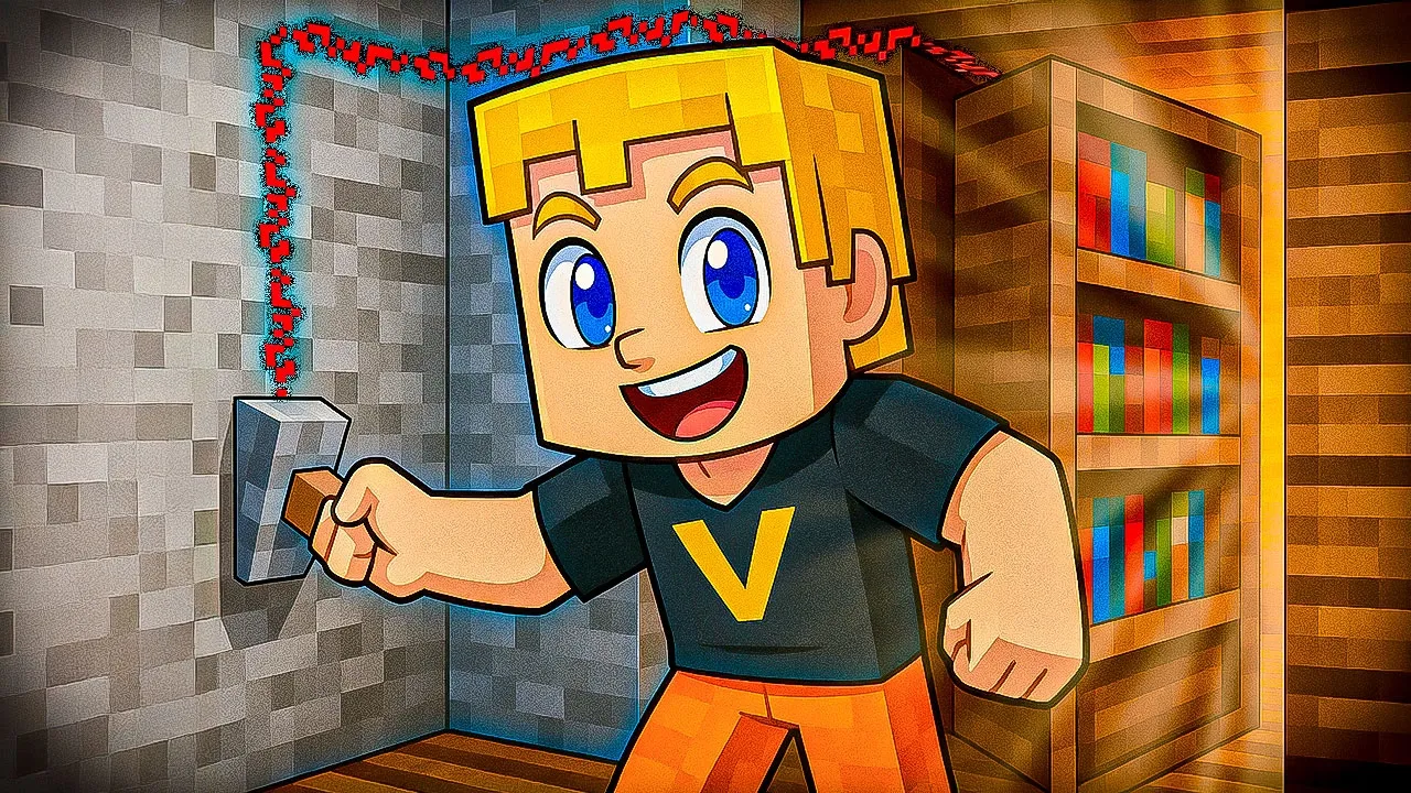 VI Fandt Det HEMMELIGE Rum i Minecraft