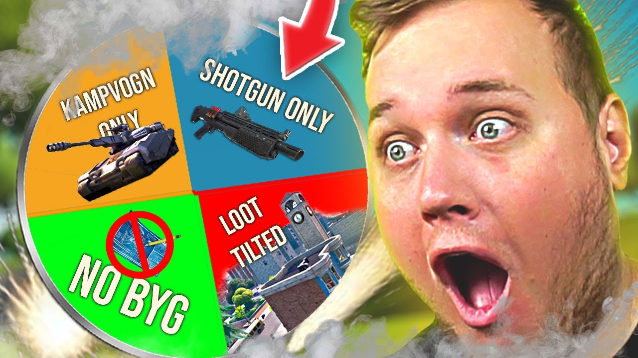 HJULET BESTEMMER VORES FORTNITE CHALLENGE!