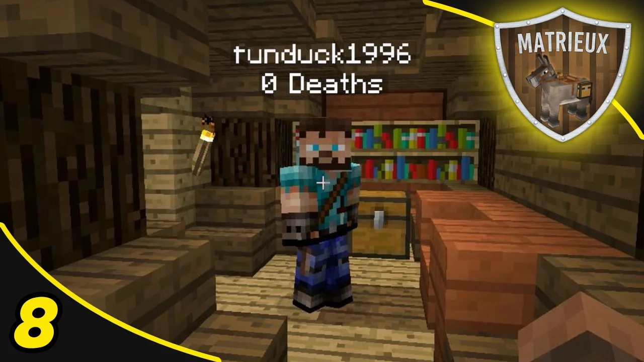 Dansk Minecraft :: Matrieux Nomaderne: EP8 - NYT Medlem!