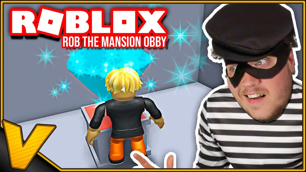 STJÆLER KÆMPE DIAMANT FRA HR. RIG :: Rob the Mansion Obby Roblox