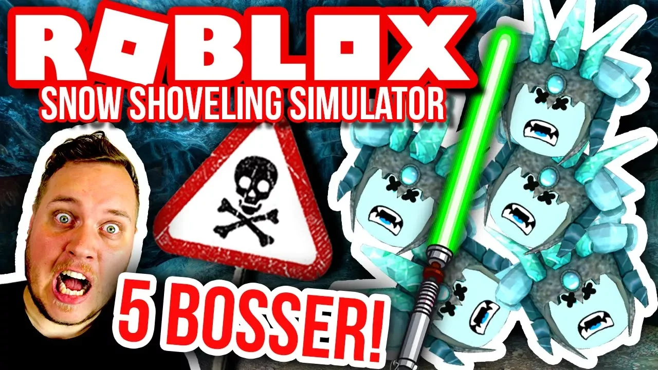 LYSSVÆRDET VS. IS-BOSSER! 🤑❄🤑 :: Snow Shoveling Simulator Ep. 9  - Dansk Roblox