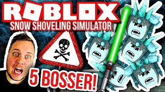 LYSSVÆRDET VS. IS-BOSSER! 🤑❄🤑 :: Snow Shoveling Simulator Ep. 9  - Dansk Roblox