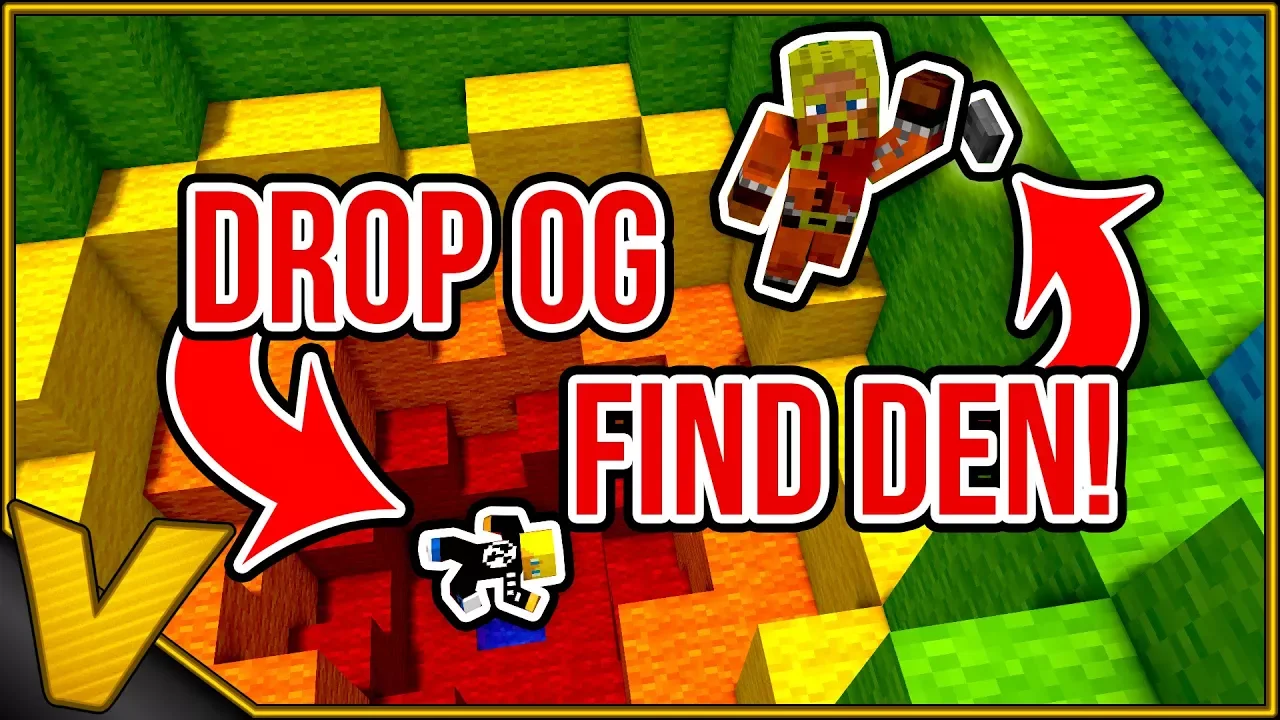 FØRST SÅ DROPPER VI, SÅ FINDER VI! :: Dansk Minecraft Adventure Map