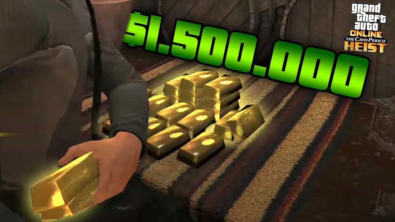 MIN ANDEL: $1.500.000 💰 *Cayo Pericou Heist* :: GTA 5 Online Dansk