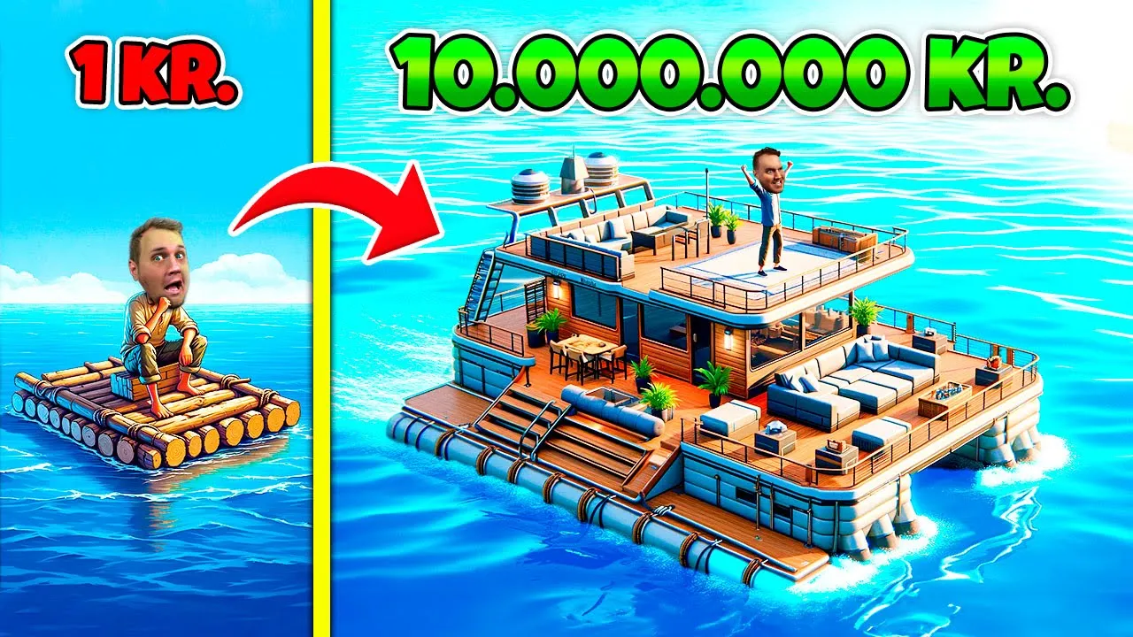 Byg VERDENS DYRESTE Tømmerflåde