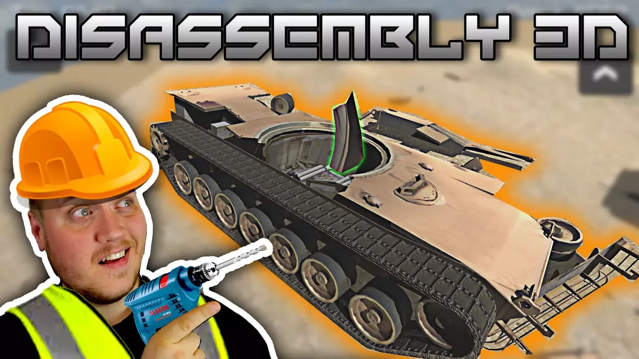 SKILLER EN KAMPVOGN FULDSTÆNDIG AD! 👷🛠 :: Disassembly 3D Dansk