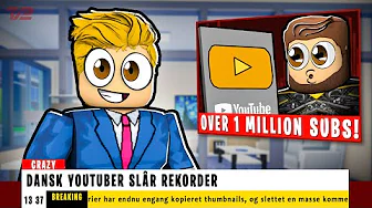Vores VIDEO kom i NYHEDERNE! :: *YouTube Story* - Roblox Dansk