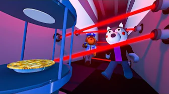 STJÆLE EN KAGE?! *JAGTET AF POLITIET* :: Roblox Piggy - Heist