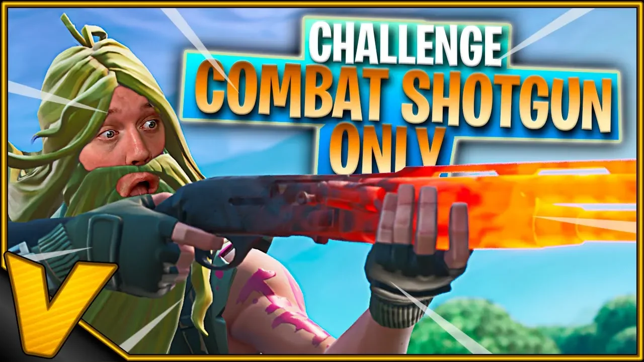 SÅDAN VINDER MAN MED COMBAT SHOTGUN?! *CHALLENGE* :: Fortnite Dansk
