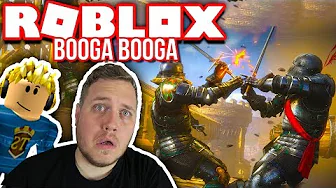 DEN STORE KAMP - BUER OG ARMBRØSTE! :: Booga Booga Ep. 5 - Dansk Roblox
