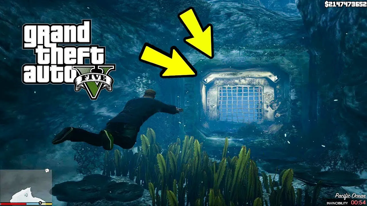 Det var SKJULT under VANDET! :: GTA 5 Online Dansk