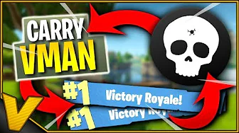 KAN JEG CARRY TIL TO SEJRE I TRÆK?! :: Fortnite Dansk