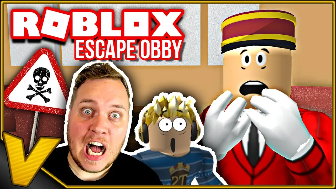 FARLIGT HOTEL MED TORTENSKJOLD! :: Hotel Escape Obby Roblox Dansk
