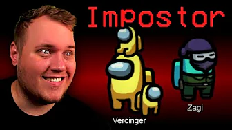 Når man er IMPOSTOR m. @ZagiMC :: Among Us Dansk