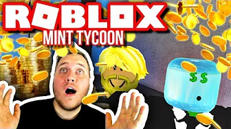 TRYKKER MASSER MØNTER! 💰💲 :: Roblox Mint Tycoon Dansk - Ep. 1