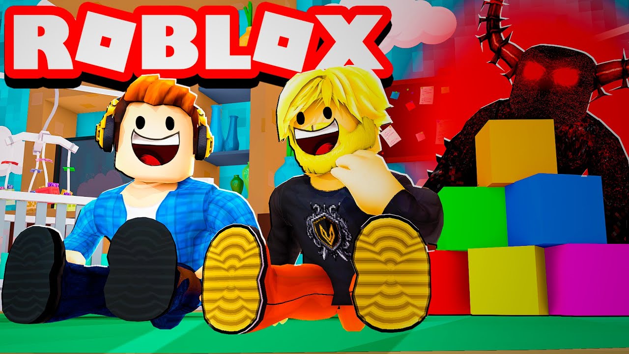 MONSTERET SPISER BØRN *GOD+DÅRLIG SLUTNING* :: Roblox Daycare Camping m. Vercinger og TortenSkjold