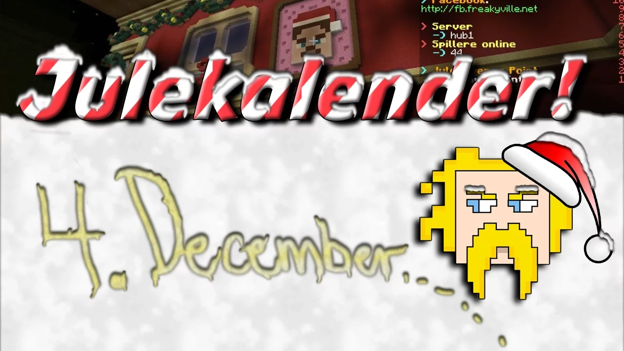 Dansk Minecraft :: Julekalender - 4. December - PARKOUR?!