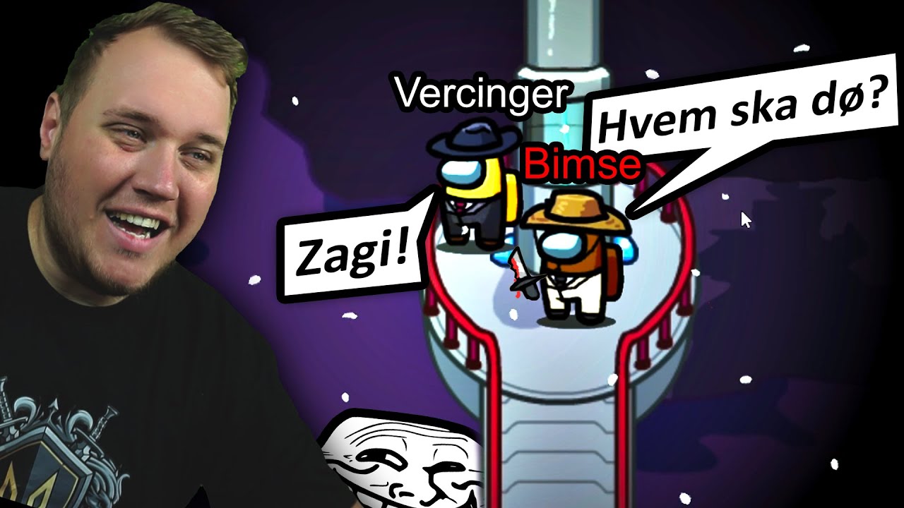 Jeg var den "HEMMELIGE" IMPOSTOR! *KÆMPE TROLL*😂 :: Among Us m. Proximity Chat