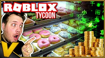 Dansk Roblox :: DEN BUGGEDE OG GAV MANGE MILLIARDER - Donut Factory Tycoon