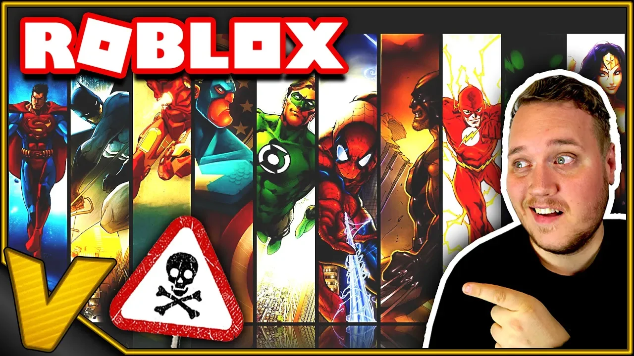 SUPERHELTENE ANGRIBER MIG! :: Super Hero Tycoon Roblox Dansk