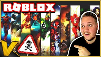 SUPERHELTENE ANGRIBER MIG! :: Super Hero Tycoon Roblox Dansk