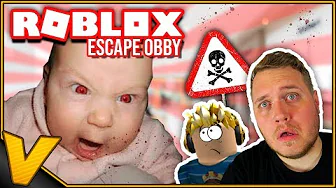 Dansk Roblox :: JEG ER BLEVET FAR! 👶 - Escape Evil Baby Obby