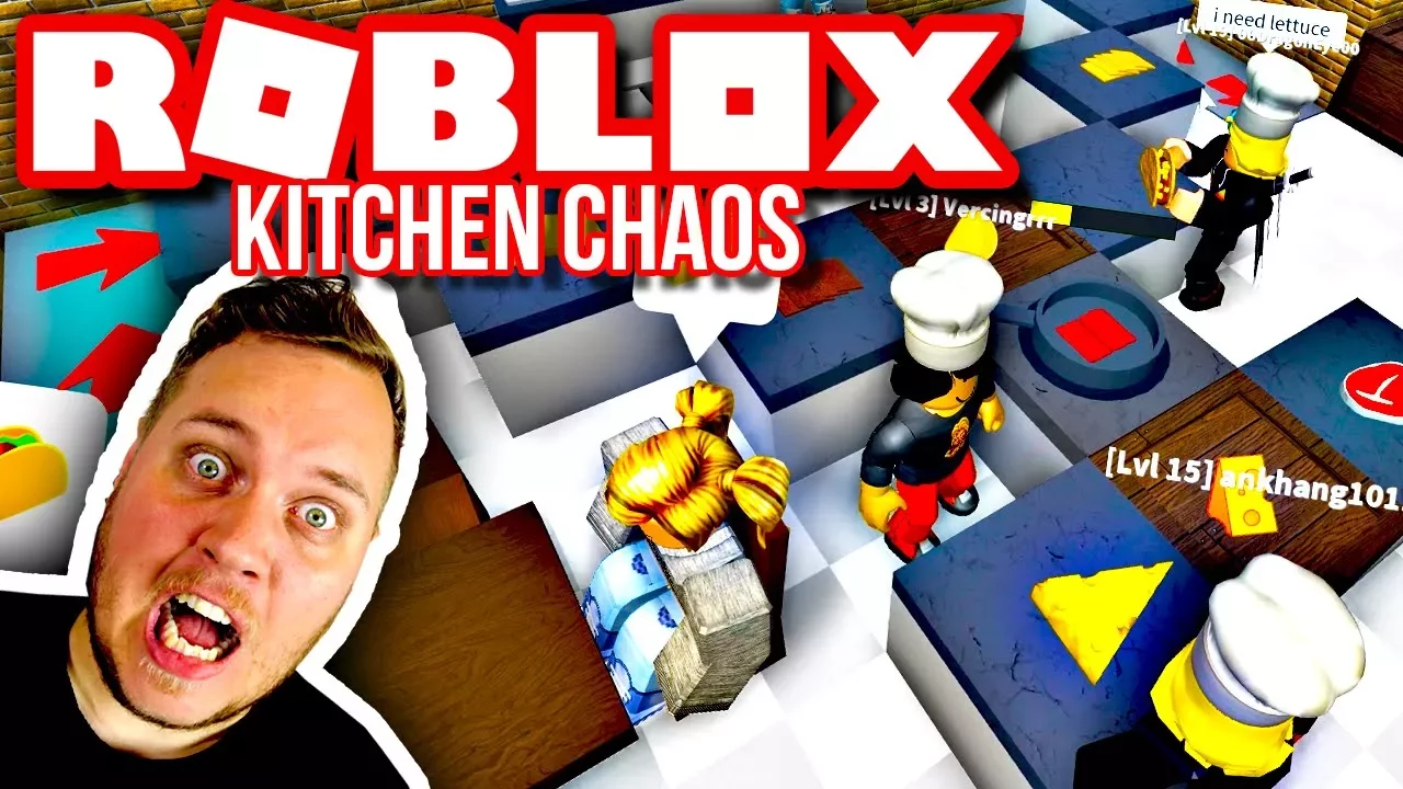 TOTAL KAOS I KØKKENET! :: Roblox Kitchen Chaos Dansk