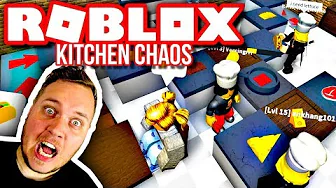 TOTAL KAOS I KØKKENET! :: Roblox Kitchen Chaos Dansk