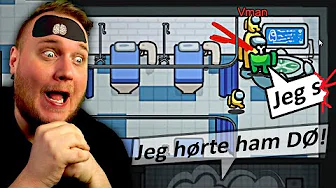 IMPOSTER MED LILLE HJERNE! *DUMT* 😂 :: Among Us m. Proximity Chat