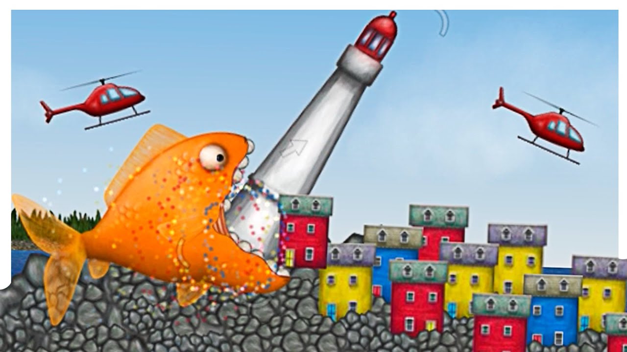 GULDFISK SIMULATOR: ÆDER HEL BY!