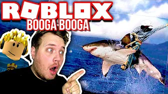 TÆMMER EN HAJ! :: Booga Booga Ep. 4 - Dansk Roblox