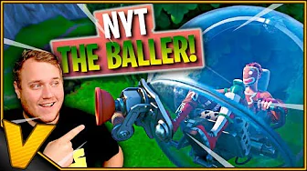 KAN MAN VINDE MED KUGLEN?! *NYT KØRETØJ* :: Fortnite Dansk