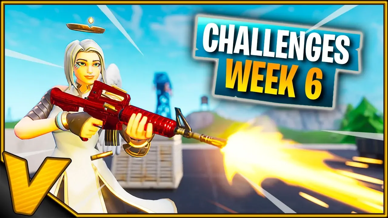 ENGEL MED VÅBEN KLARER CHALLENGES *WEEK 6* :: Fortnite Dansk