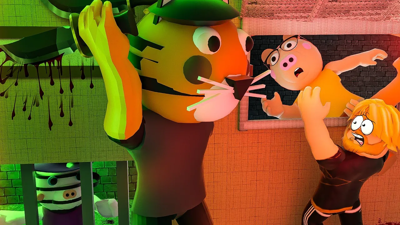 BRØD IND, men hun VILLE IKKE MED UD?! *CHAPTER 3* :: Roblox Piggy Book 2 Dansk