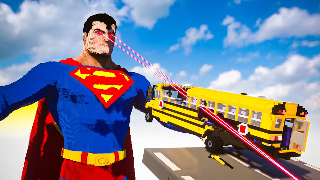 BILER vs. SUPERMAN :: LASER ØJNE! @DengoDK er med!