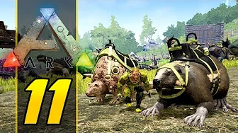 Dansk ARK Survival Evolved :: EP11 - BÆVER TÆMNING m. Damishian