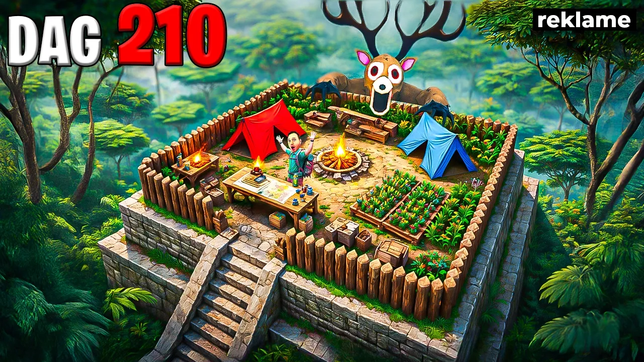 Byggede en BASE i JUNGLE Biome i 99 Nights!