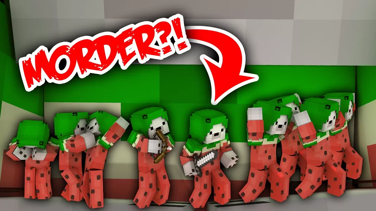 ALLE SER ENS UD! :: Murder Mystery m. Vercinger Dansk Minecraft