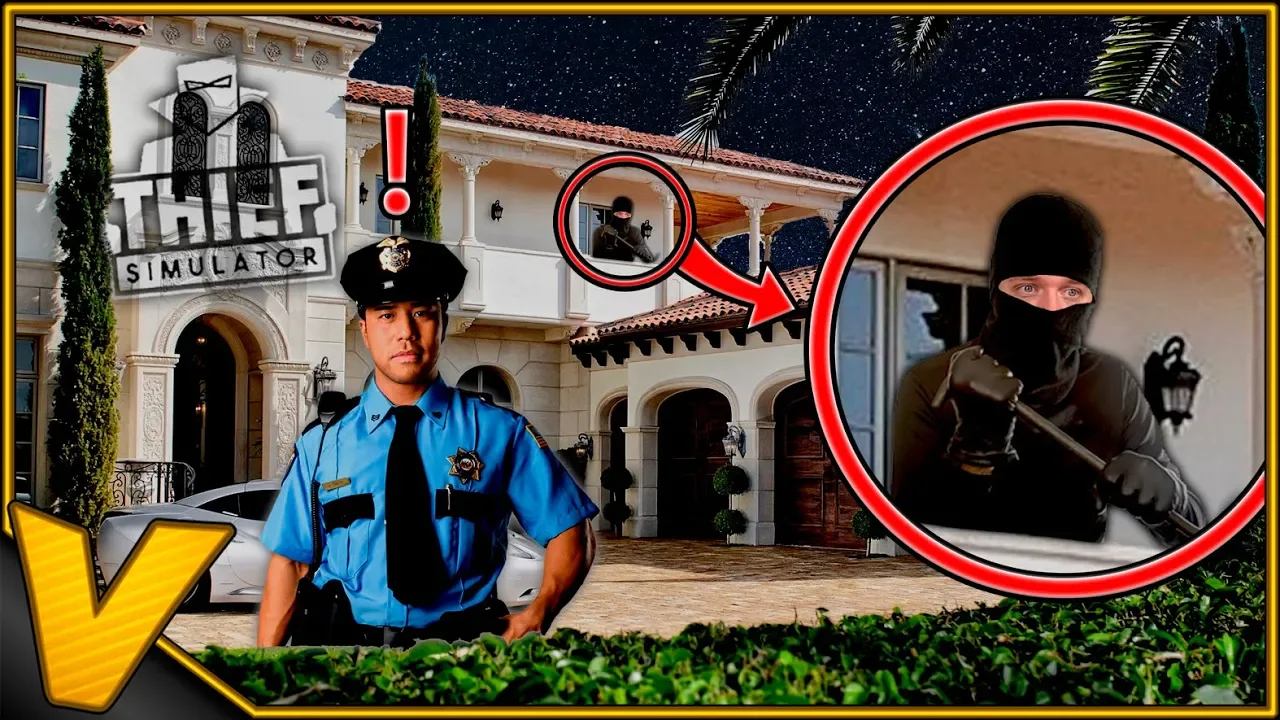 BRYDER IND I HUS OMRINGET AF VAGTER 👮 *SIDSTE MISSION!* :: Thief Simulator Dansk