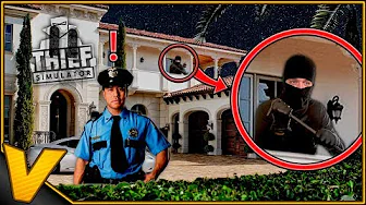 BRYDER IND I HUS OMRINGET AF VAGTER 👮 *SIDSTE MISSION!* :: Thief Simulator Dansk